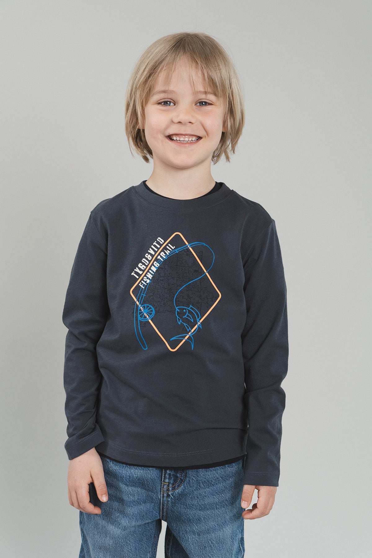 Tygo & Vito - T-shirt manches longues Dark Slate MAX