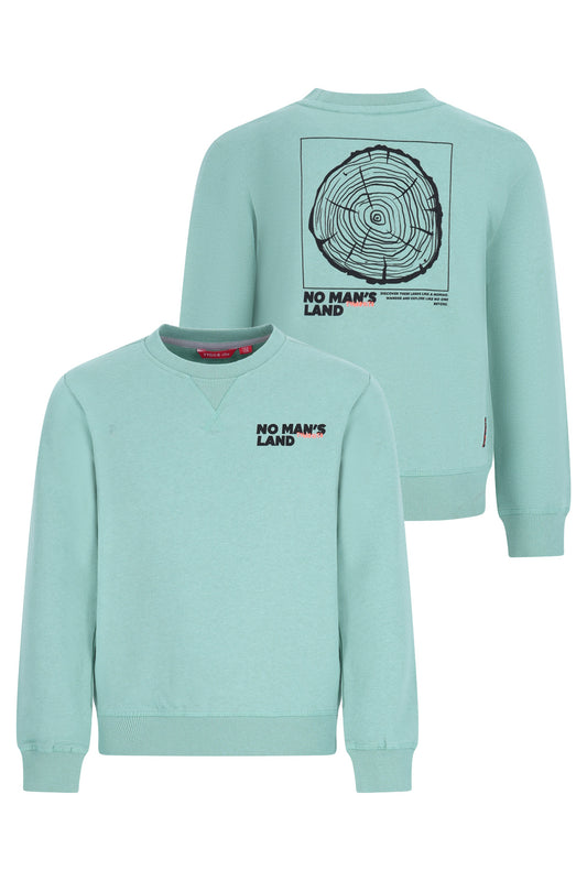 Tygo & Vito - Sweat backprint wasabi SILVER