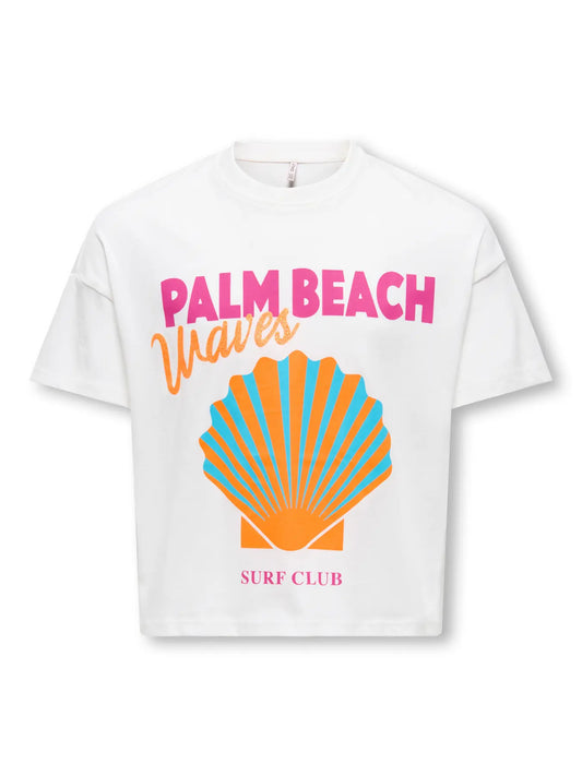 Alleen - KOGANNA wit t-shirt