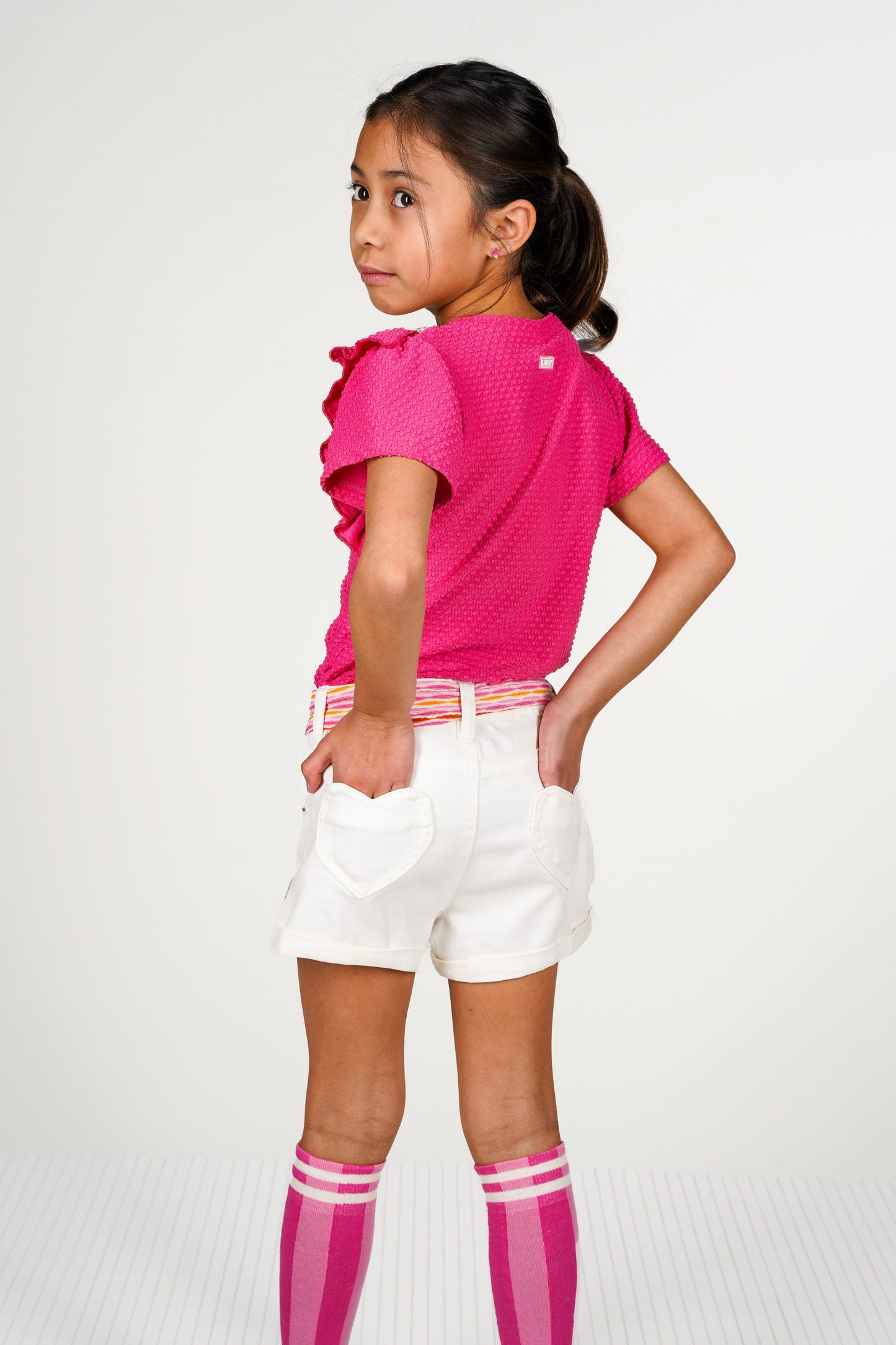 B.Nosy - Fandango Pink Teddie T -Shirt