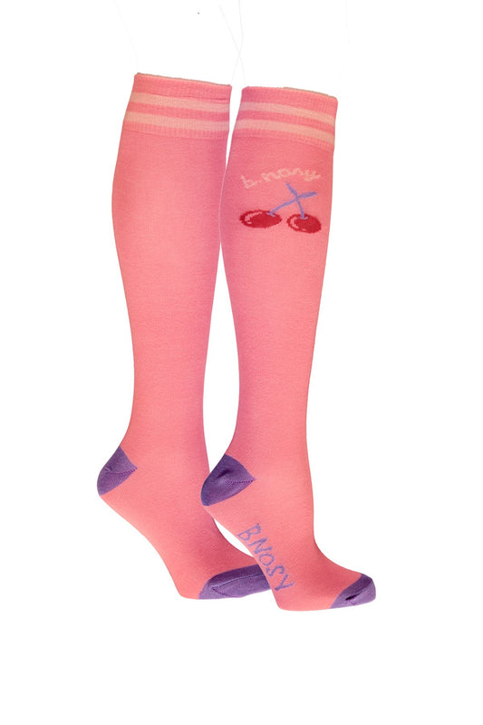 B.Nosy - Chaussettes hautes roses Missy