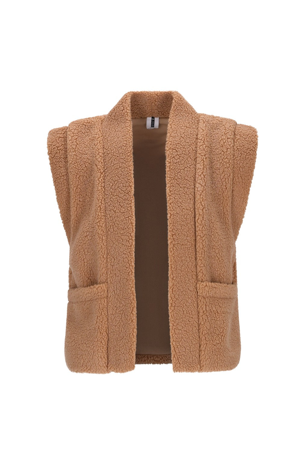 B.Nosy - Veste teddy sans manche almond Georgie