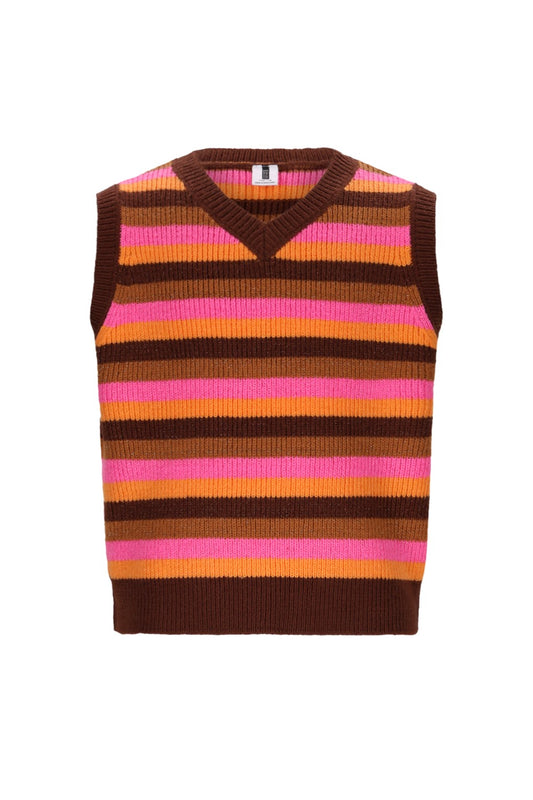 B.Nosy - Pull sans manche tangerine Gladys