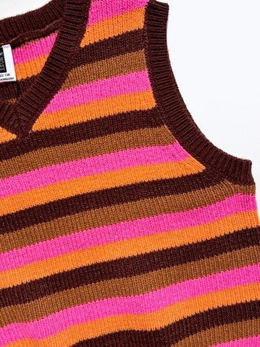B.Nosy - Pull sans manche tangerine Gladys