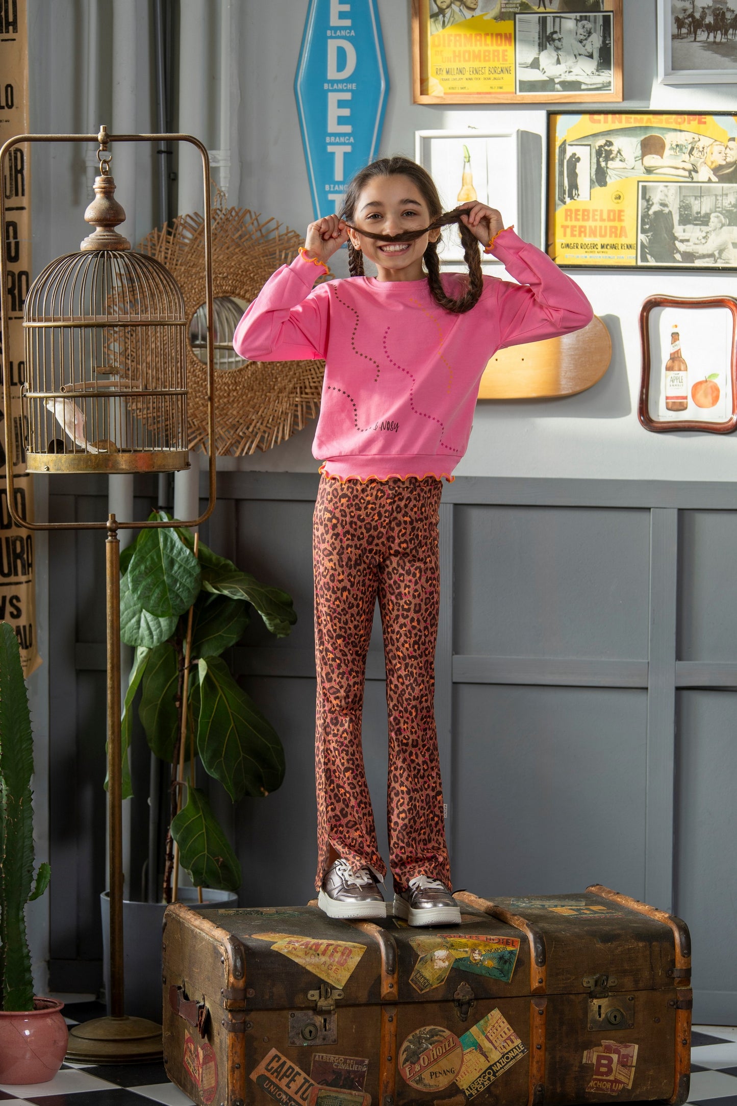 B.Nosy - Pantalon leopard texas Phoebe