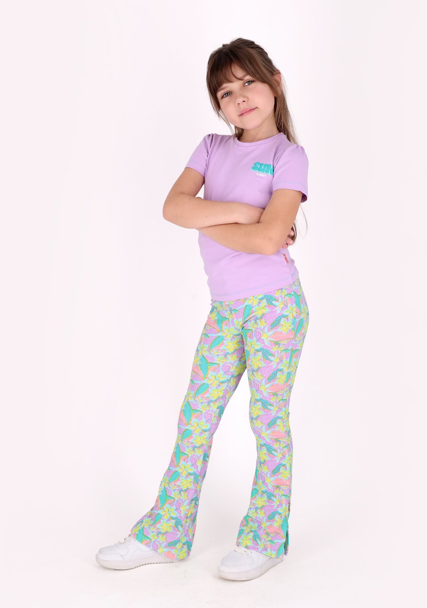 B.Nosy - T-shirt backprint lavendula Tammy