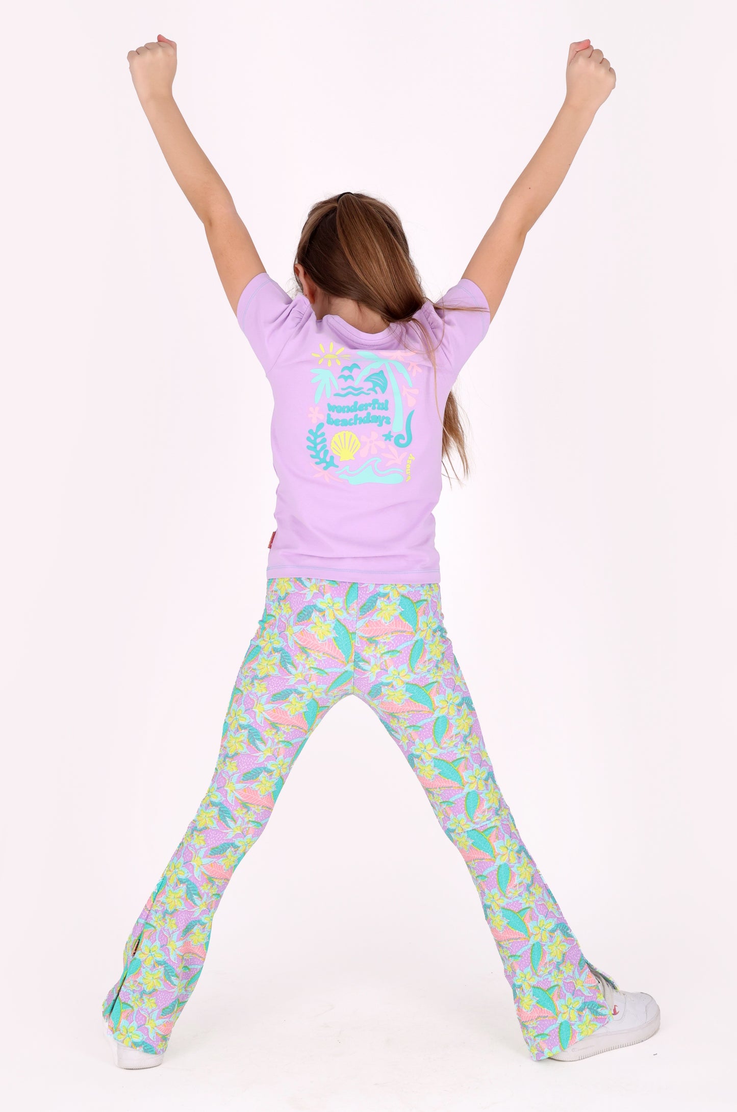 B.Nosy - T-shirt backprint lavendula Tammy