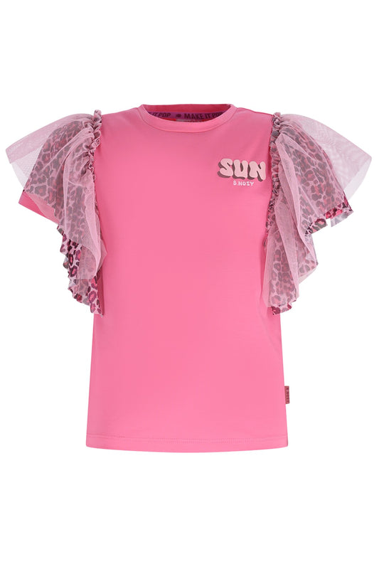 B.Nosy - T-shirt pink lemonade Tora