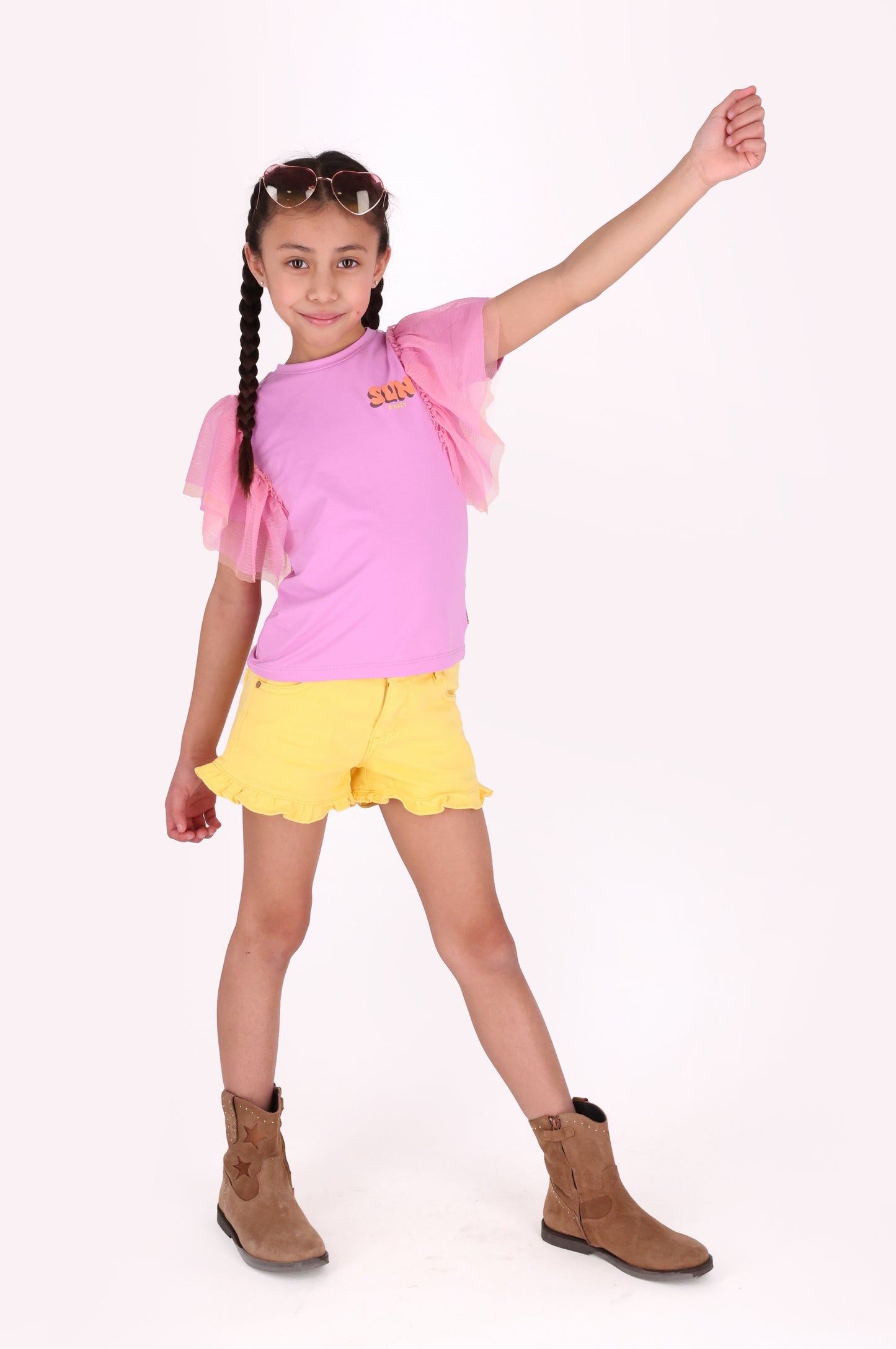 B.Nosy - T-shirt violet Tora