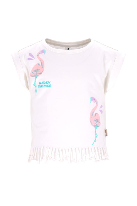 B.Nosy - T-shirt à franges cotton Tikki