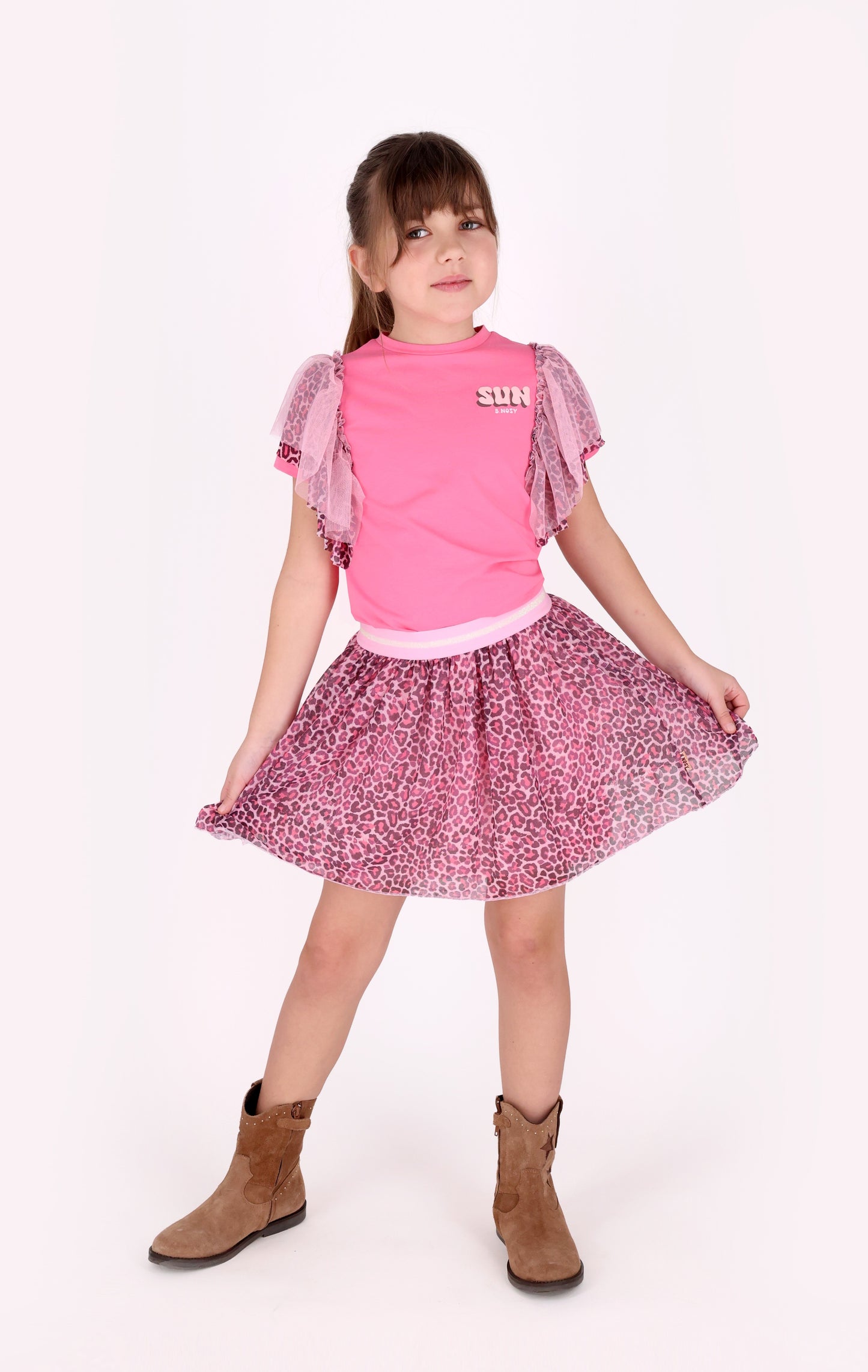 B.Nosy - Jupe blush léopard River