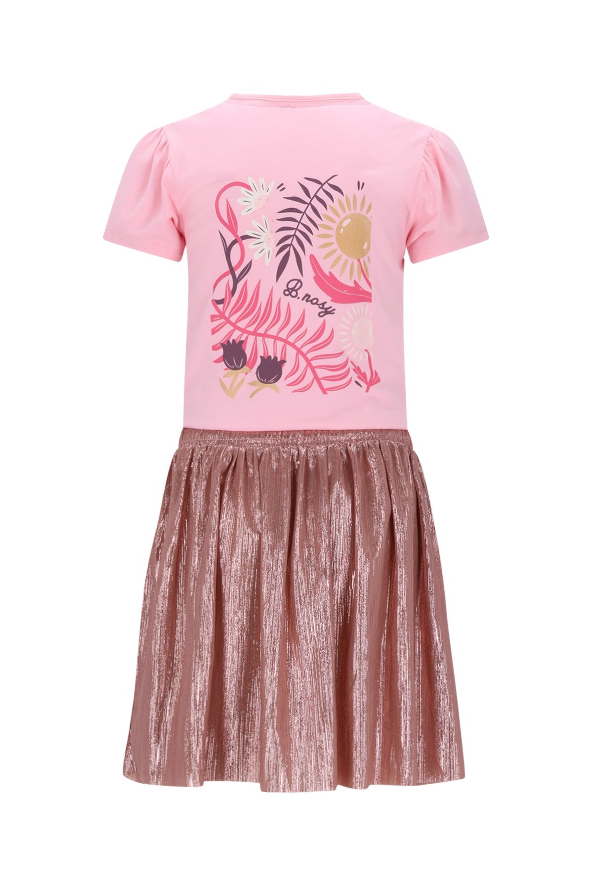 B.Nosy - Daila jurk met snoepjesprint op de rug