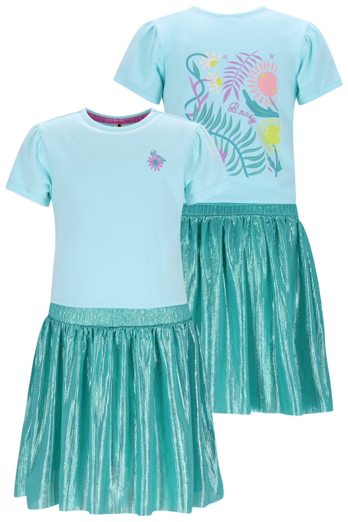 B.Nosy - Robe backprint aruba blue Daila