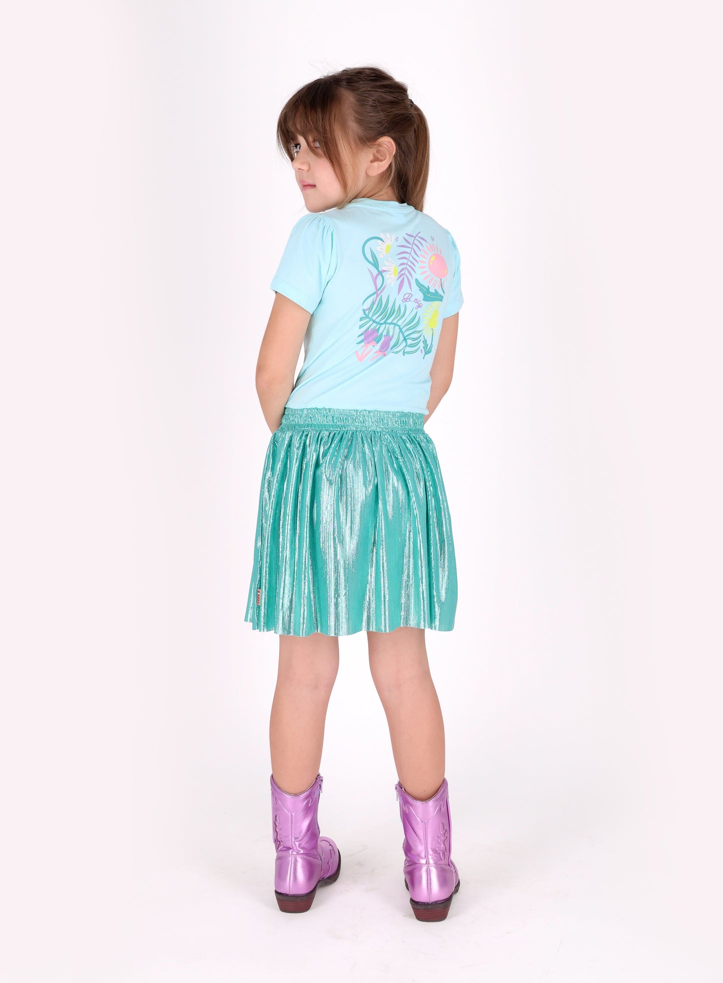 B.Nosy - Robe backprint aruba blue Daila