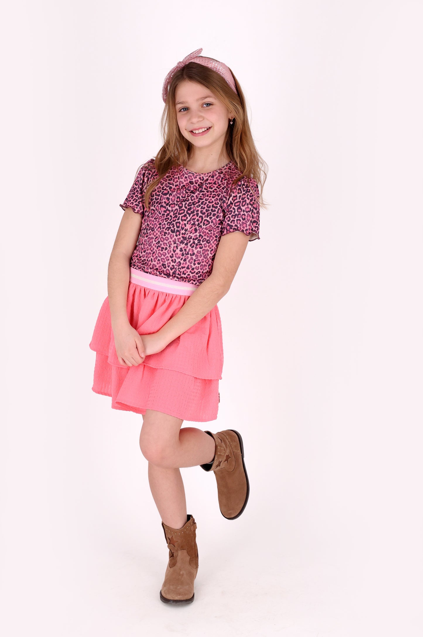 B.Nosy - Robe blush léopard Dory