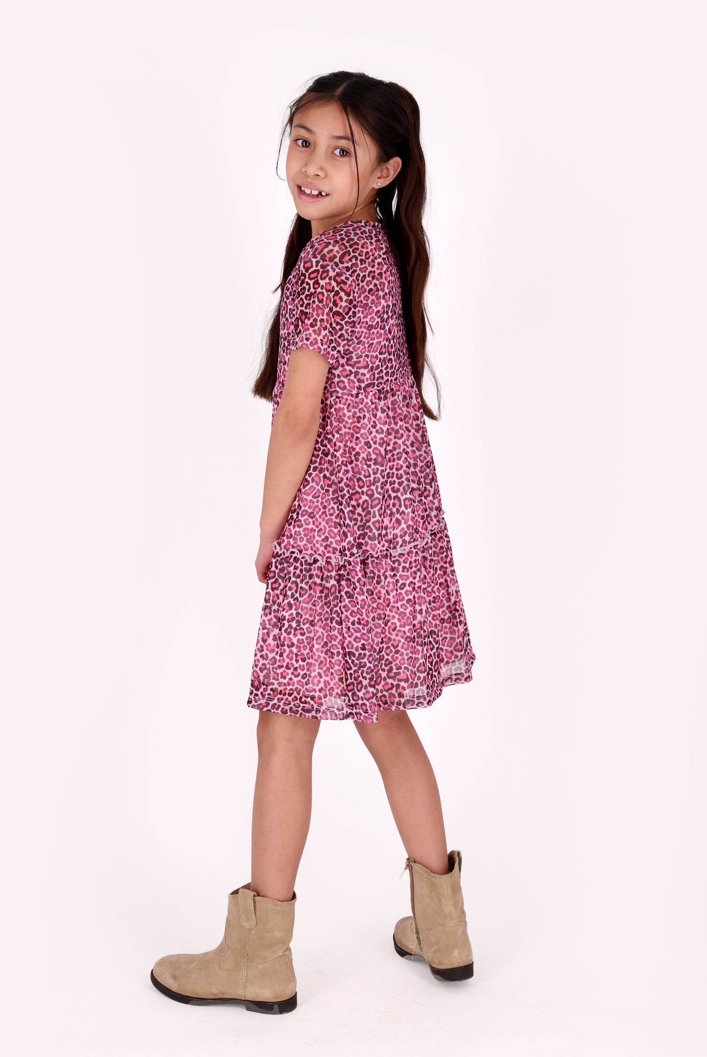 B.Nosy - Robe blush léopard Dyana