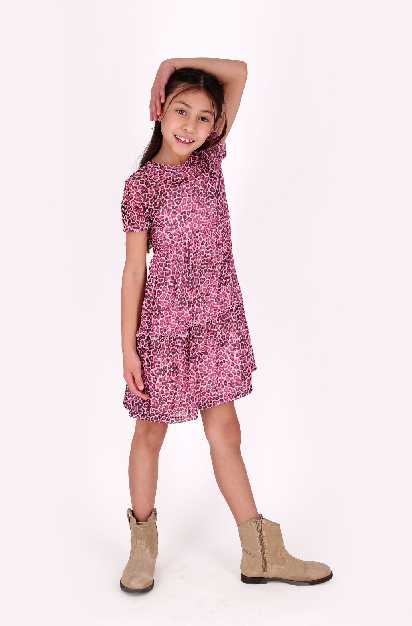 B.Nosy - Robe blush léopard Dyana