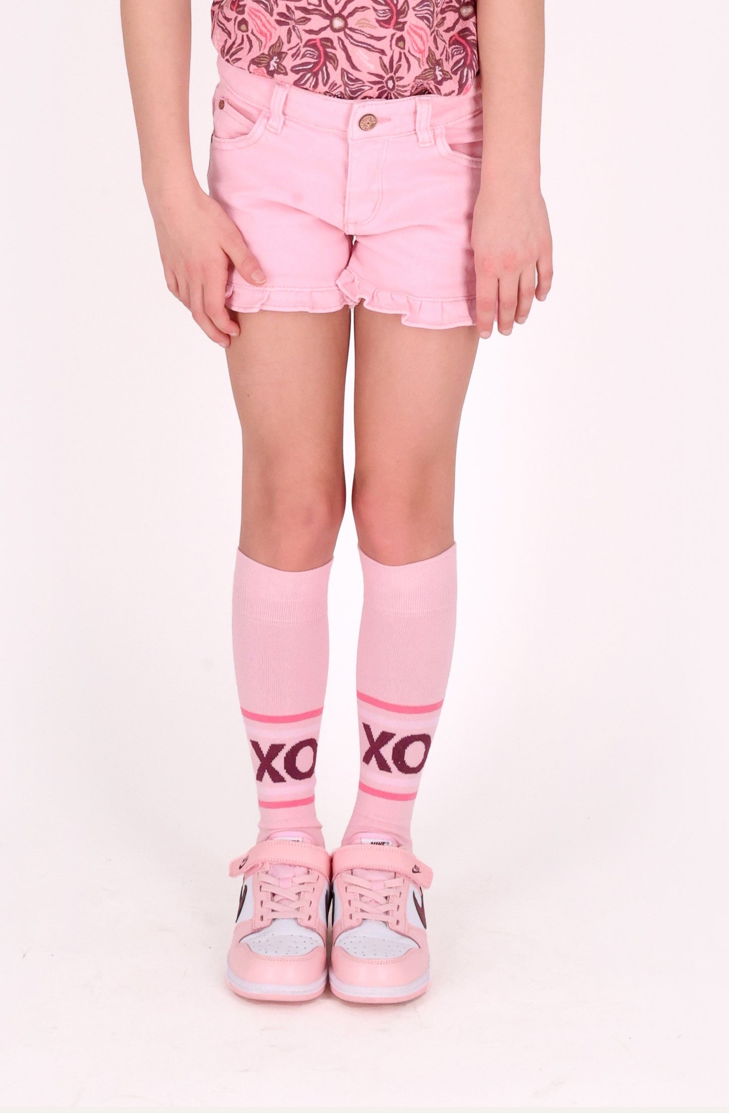 B.Nosy - Chaussettes haute pink lemonade Missy