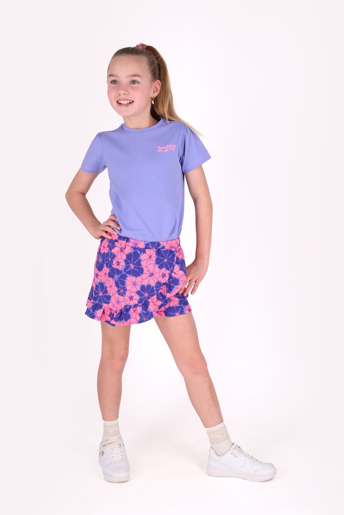 B.Nosy - Cheery Flower Raven rokje