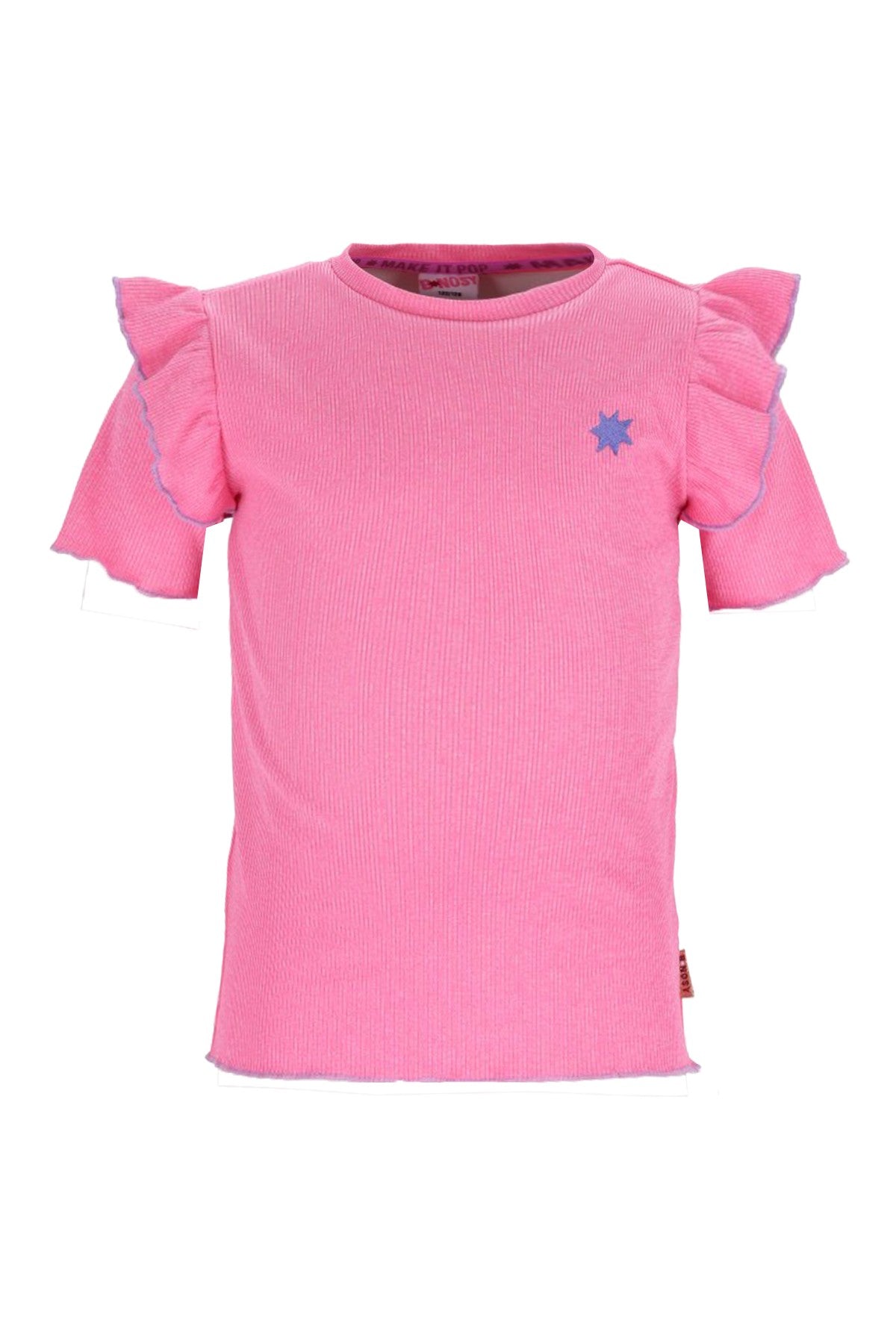 B.Nosy - T-shirt Fluor Pink Tessa