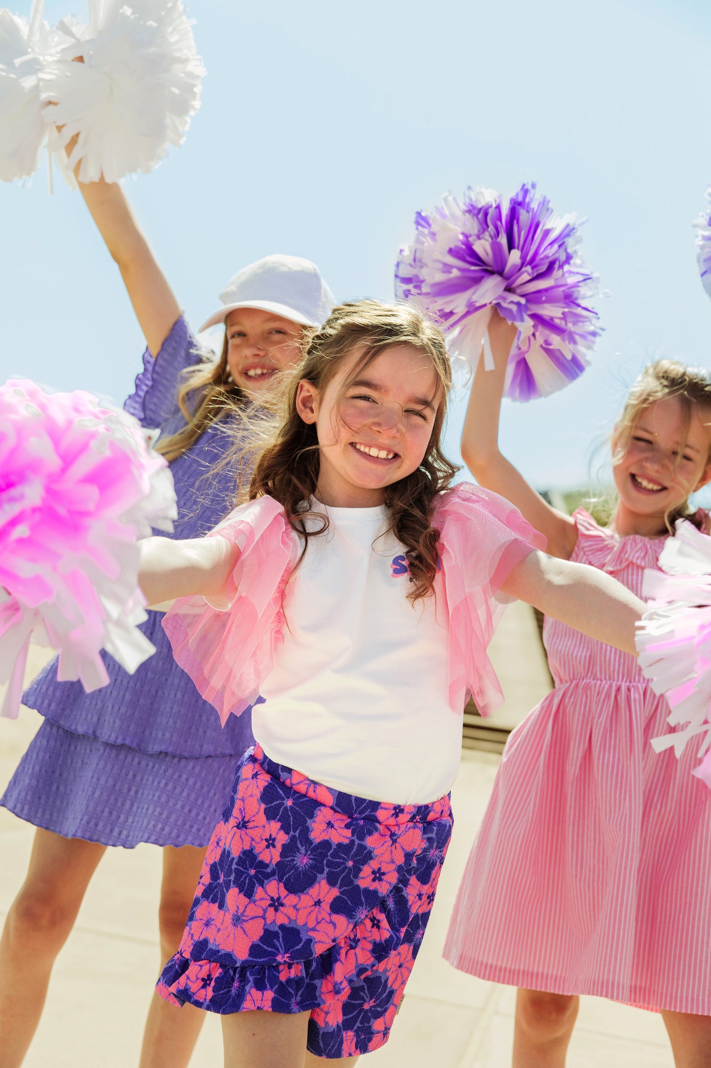 B.Nosy - Cheery Flower Raven rokje