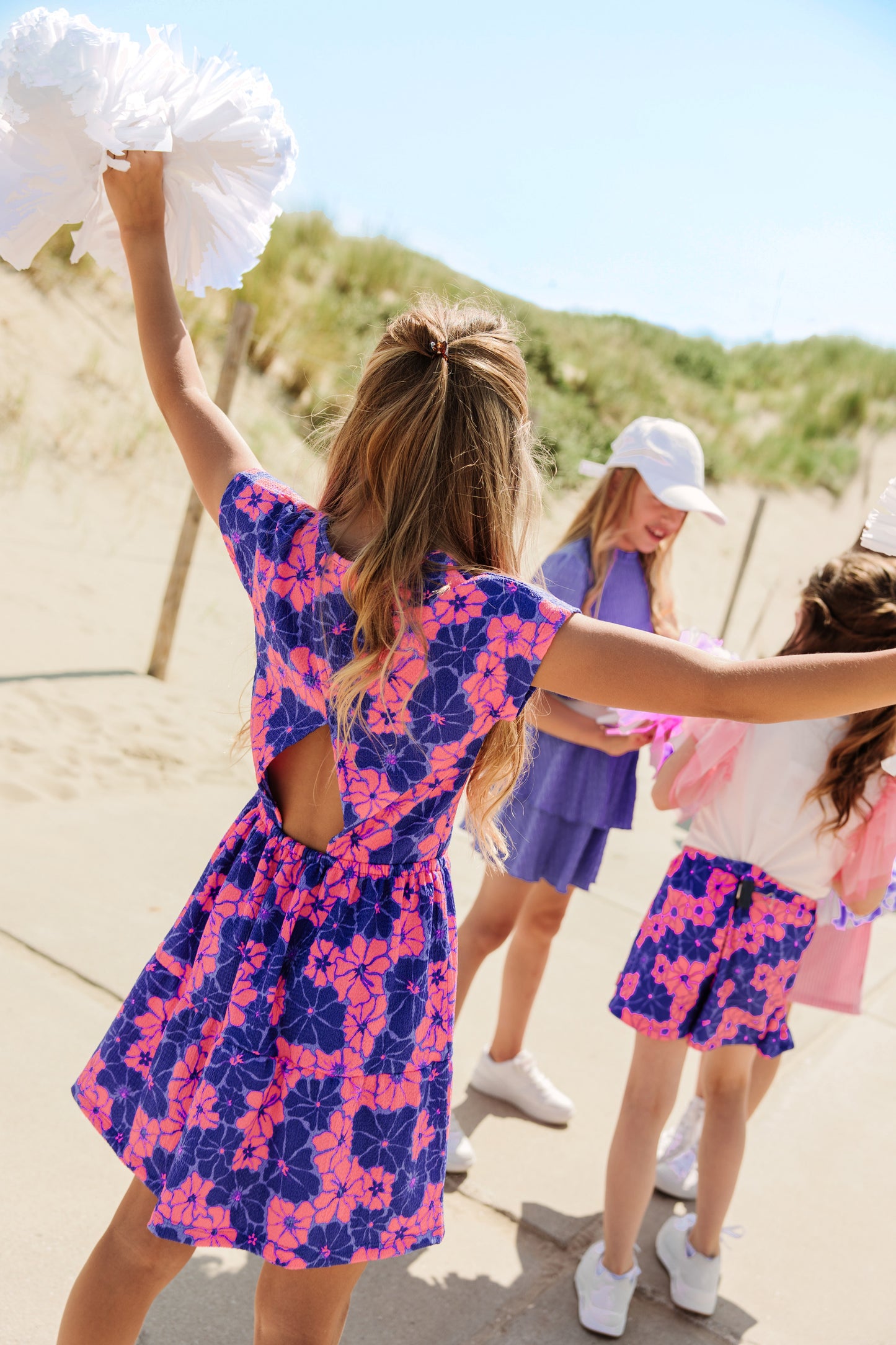 B.Nosy - Cheery Flower Raven rokje