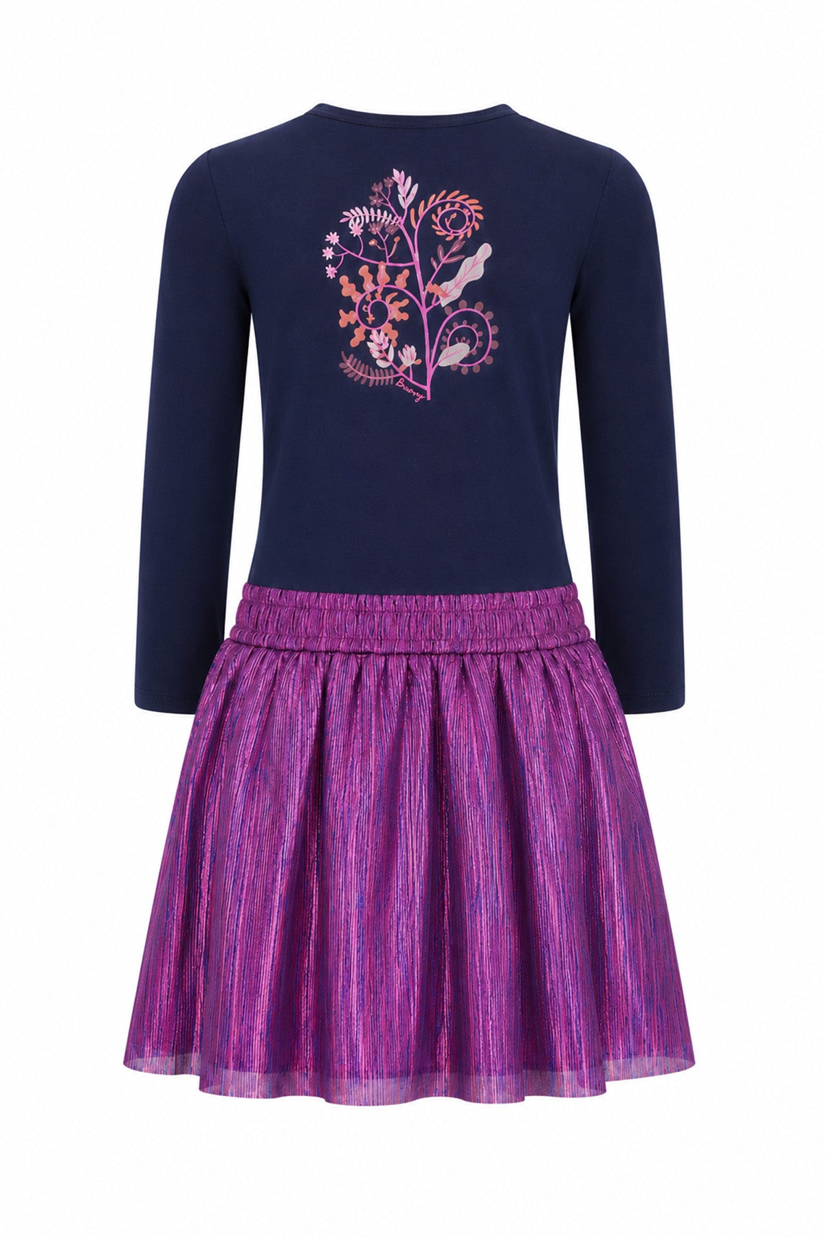 B.Nosy - Robe navy backprint Daisy
