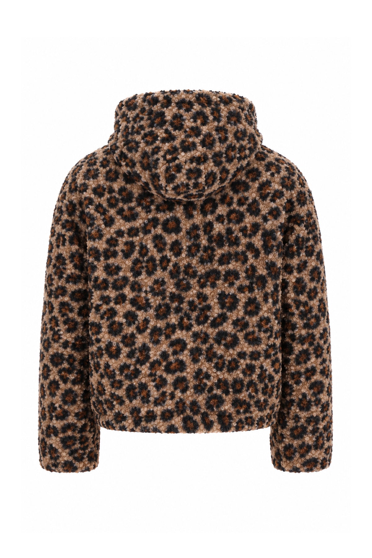 B.Nosy Reversible navy & leopard Jessie coat