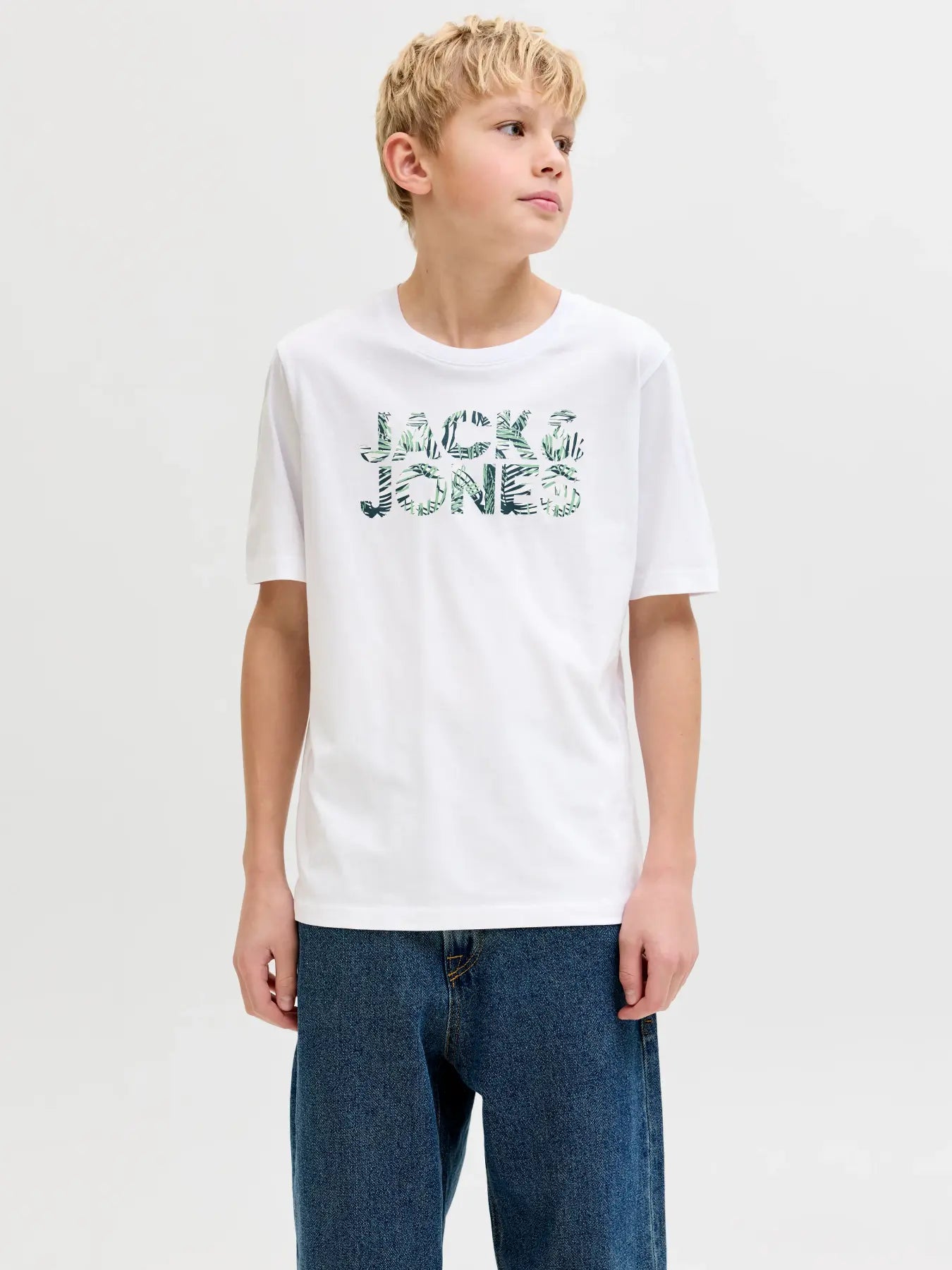 Jack&Jones - JJEJEFF Wit T-shirt