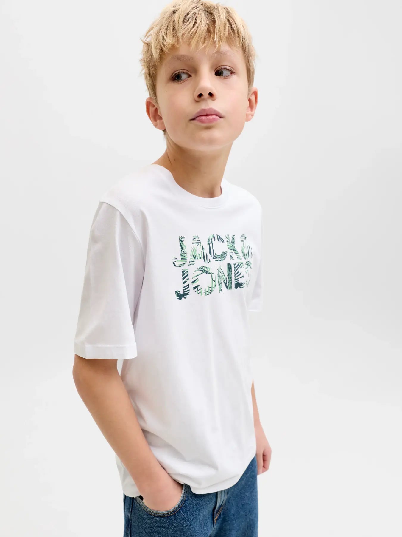 Jack&Jones - JJEJEFF Wit T-shirt