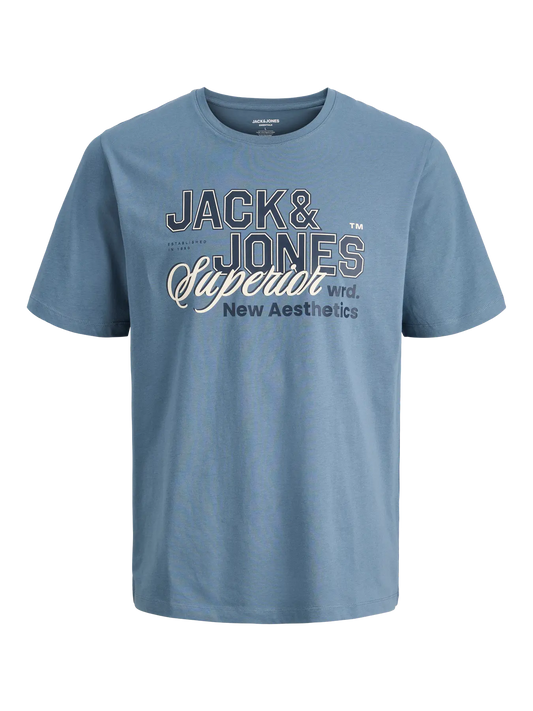 Jack&Jones - T-shirt Blue Mirage JJELOGO