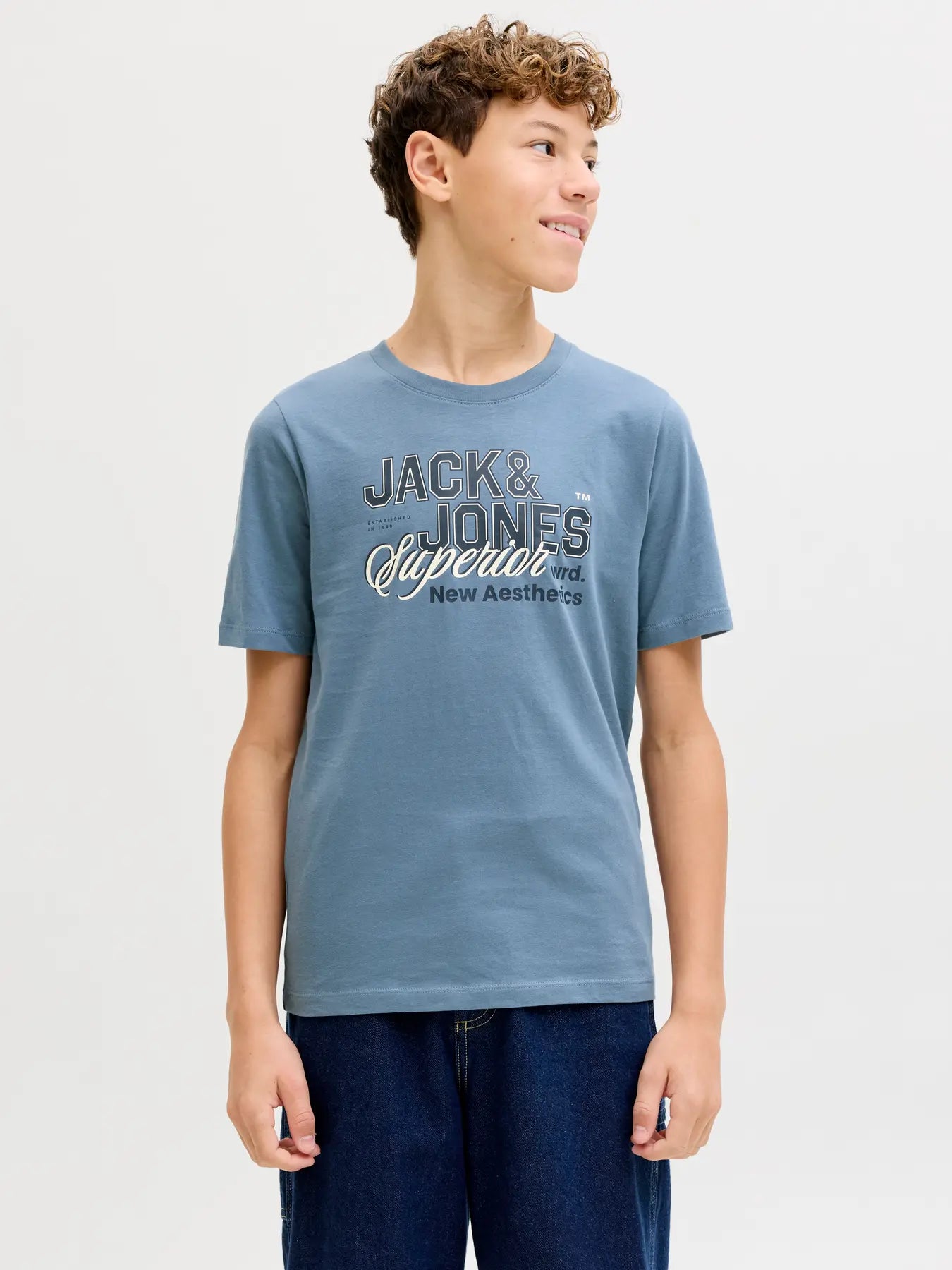 Jack&Jones - T-shirt Blue Mirage JJELOGO