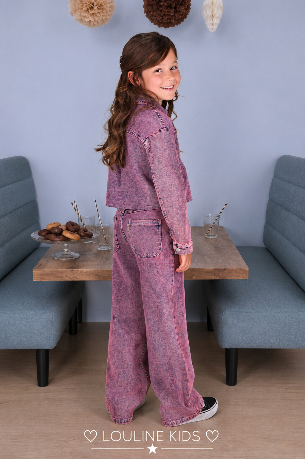 B.Nosy - Pantalon Letter grape Peggy