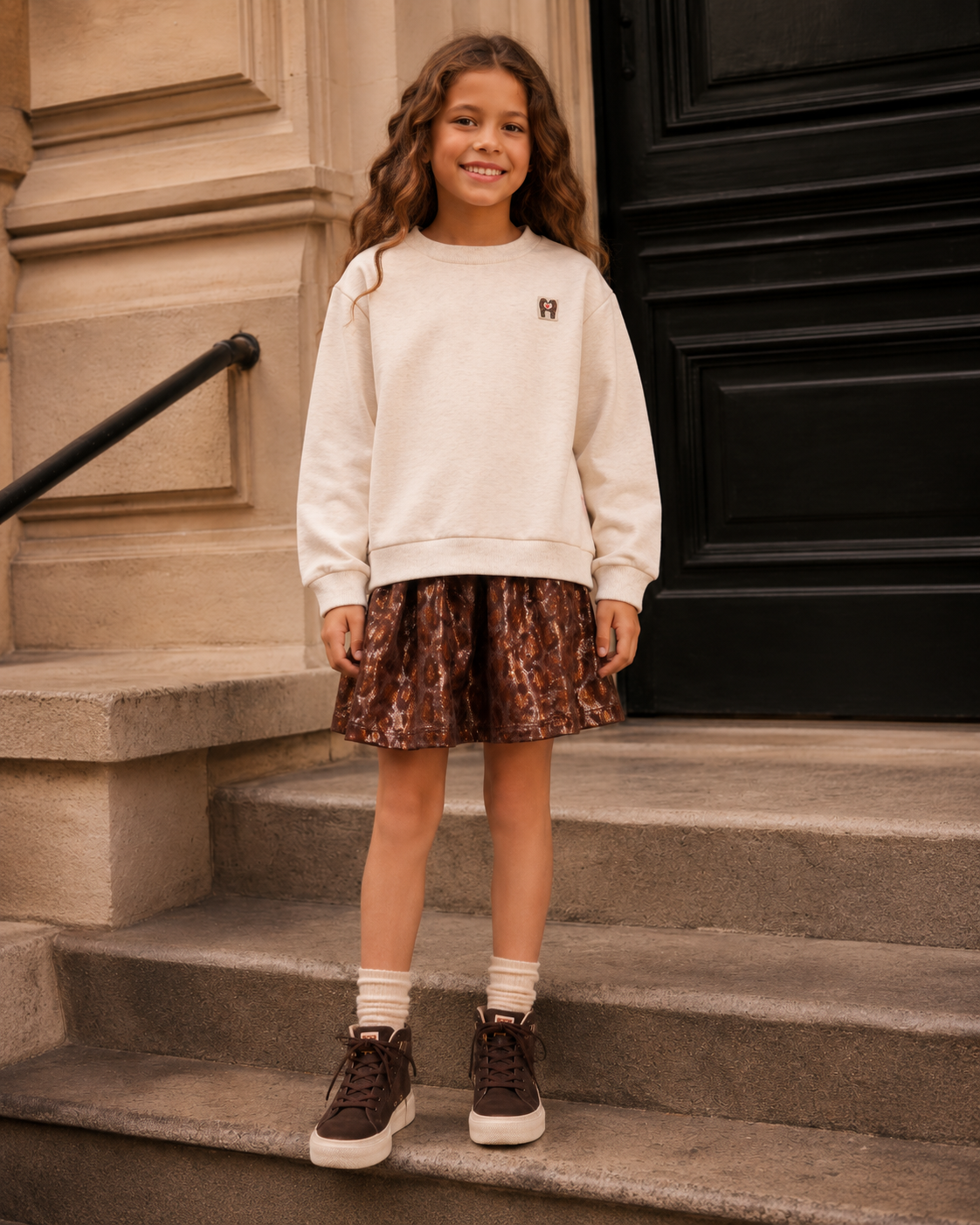 Jubel - Sweat offwhite backprint City Chic