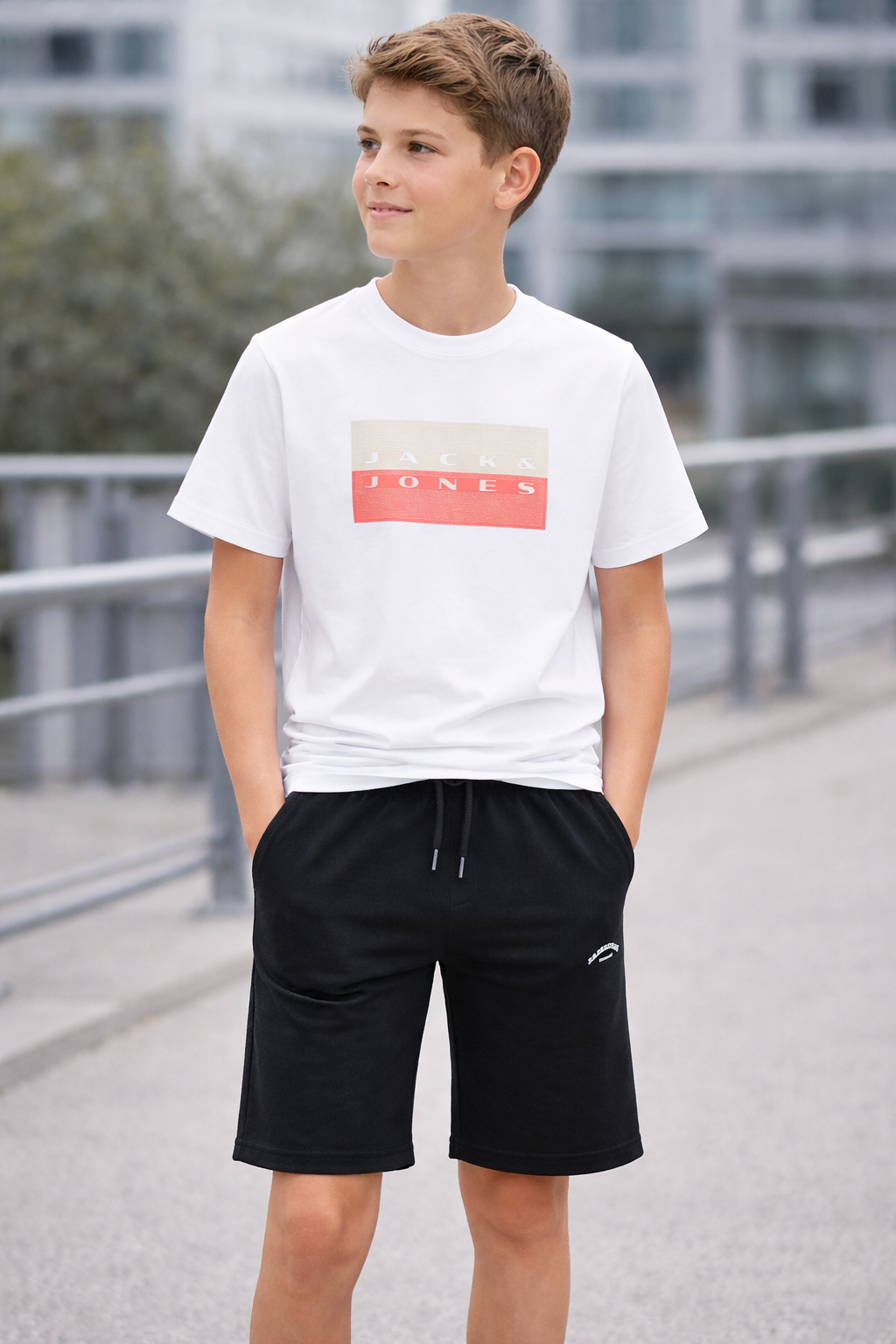 Jack & Jones - Wit VERWARRING T-shirt