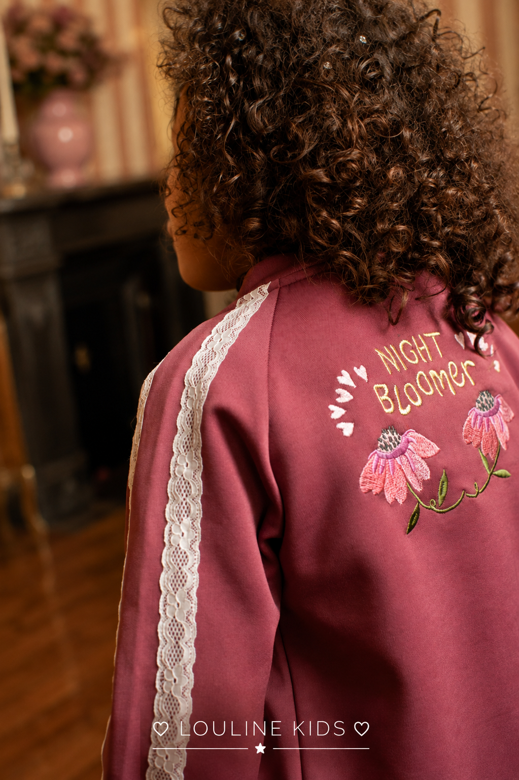 Jubel - Bomber backprint Moon Flowers