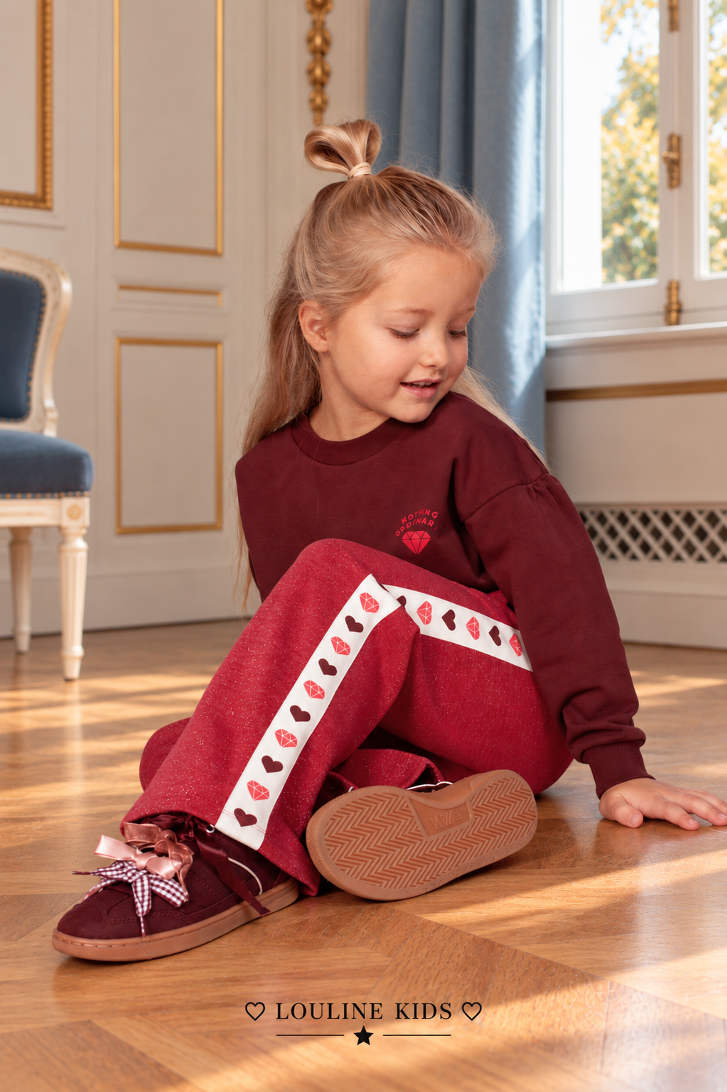 Jubel - Sweat bordeaux Daily Princess