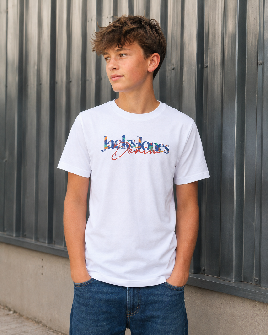 Jack & Jones – JJTOM weißes T-Shirt