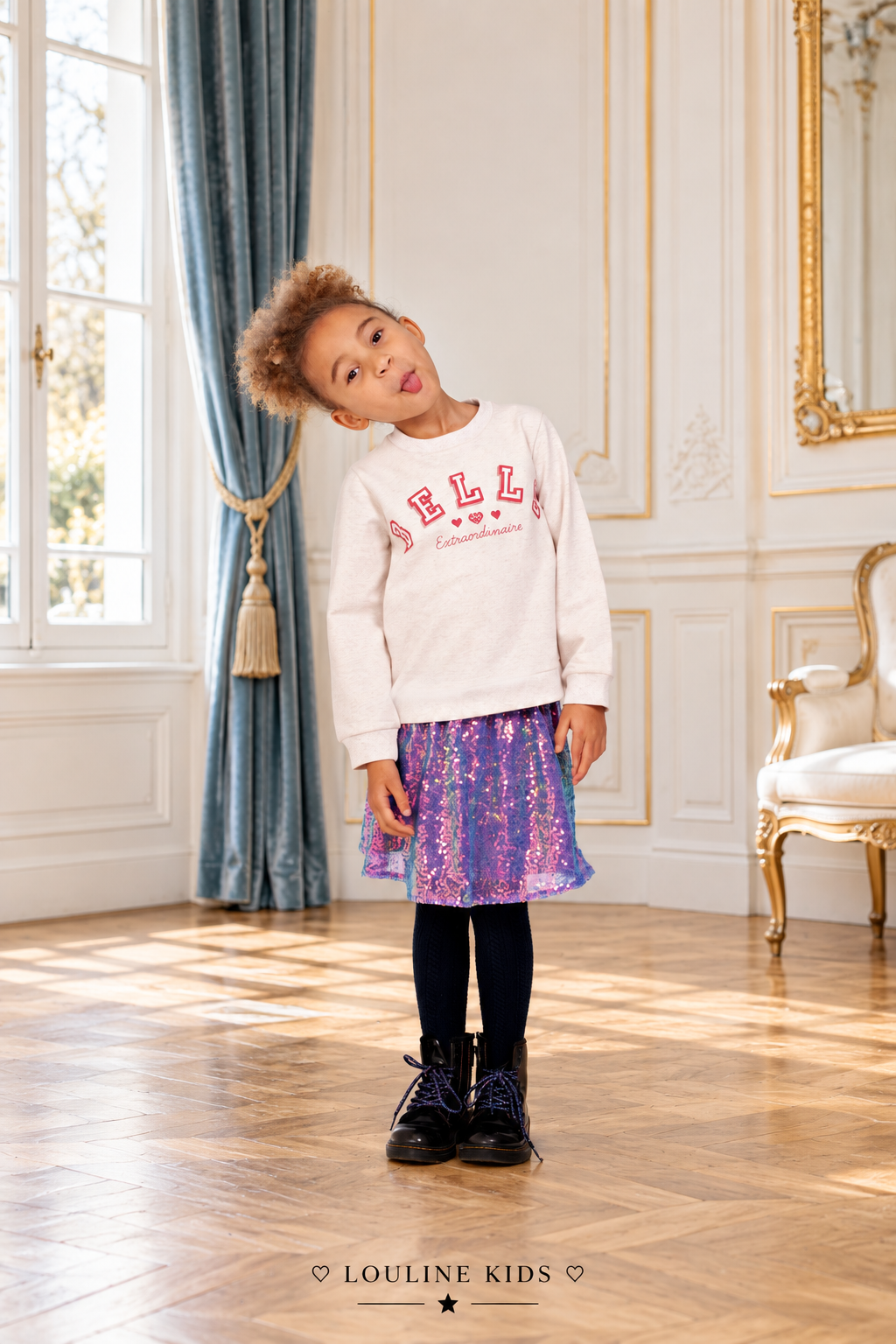 Jubel - Jupe à maillettes lila Daily Princess