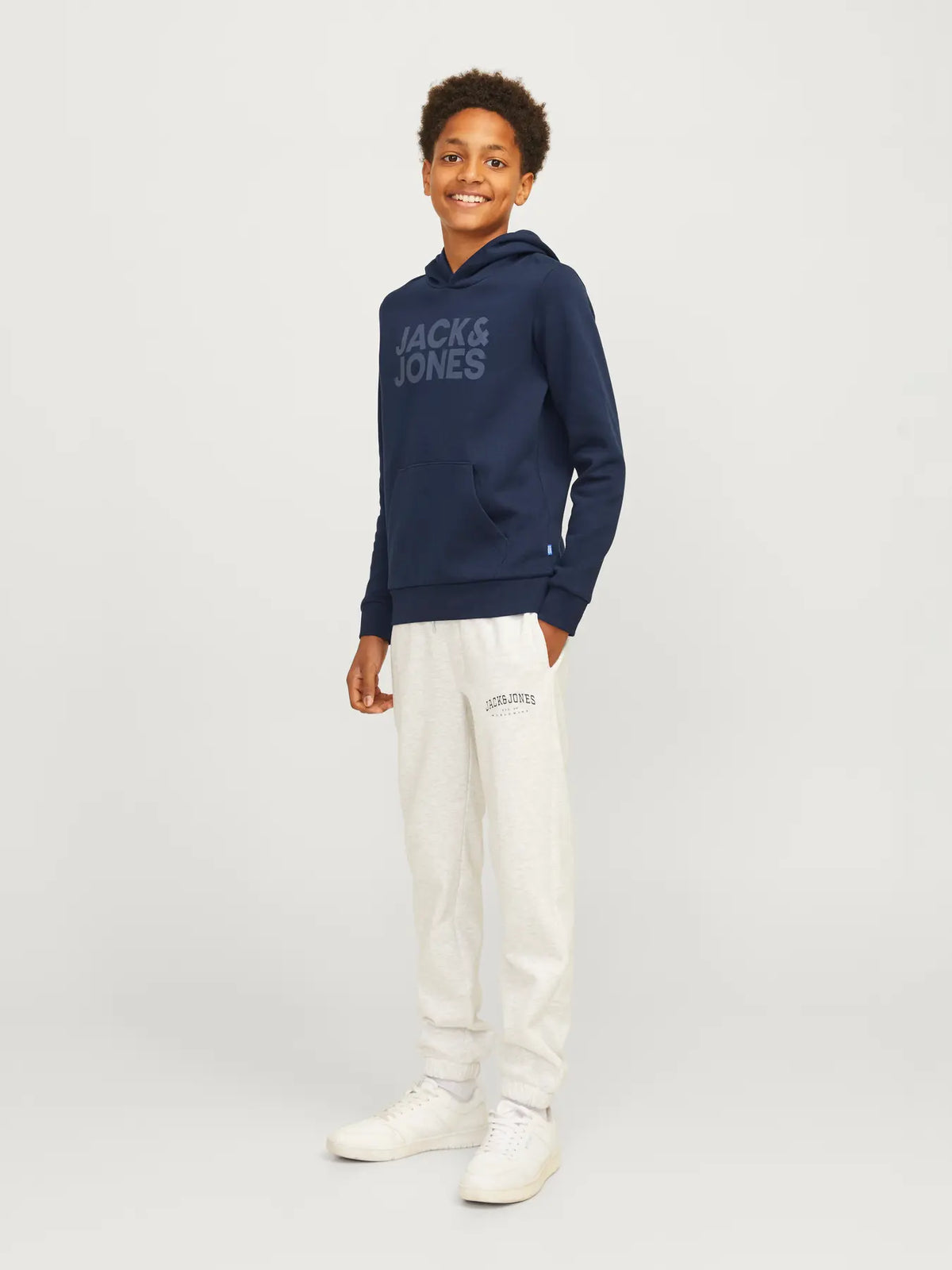 Jack&Jones - Sweat à capuche navy blazer JCOCORP