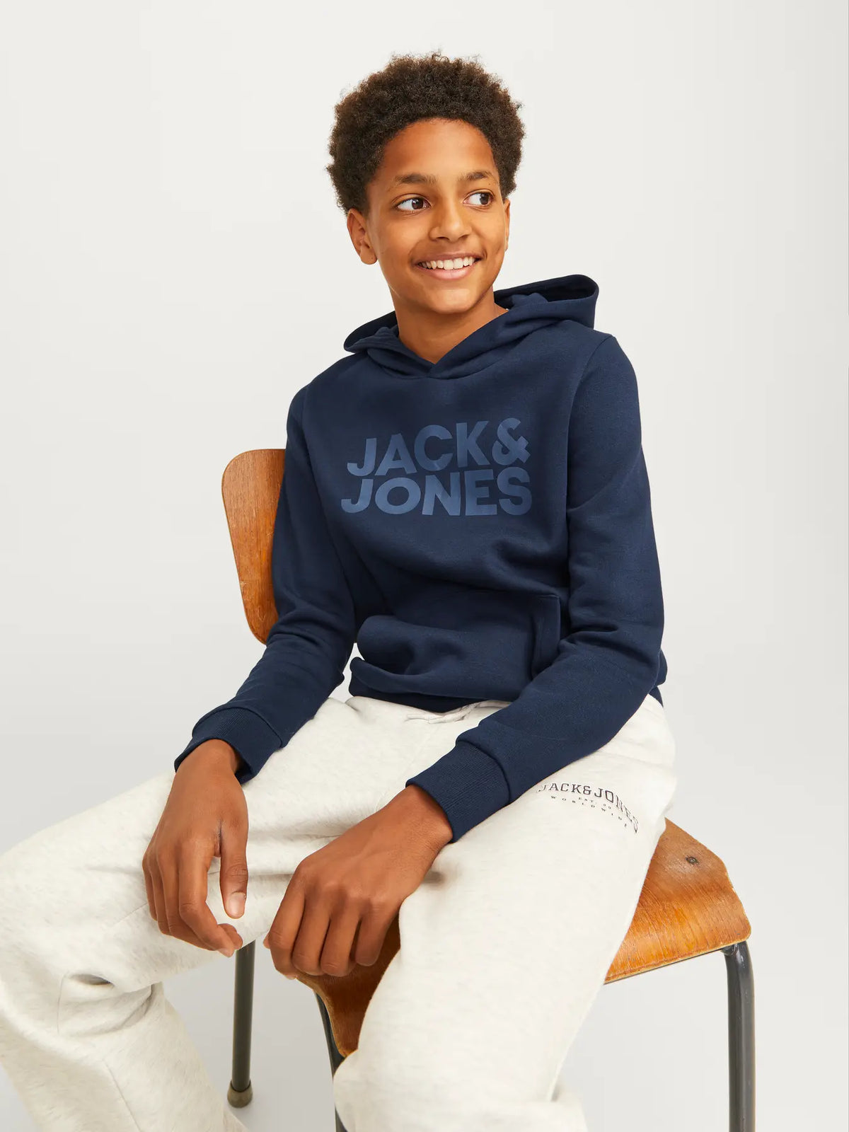 Jack&Jones - Sweat à capuche navy blazer JCOCORP