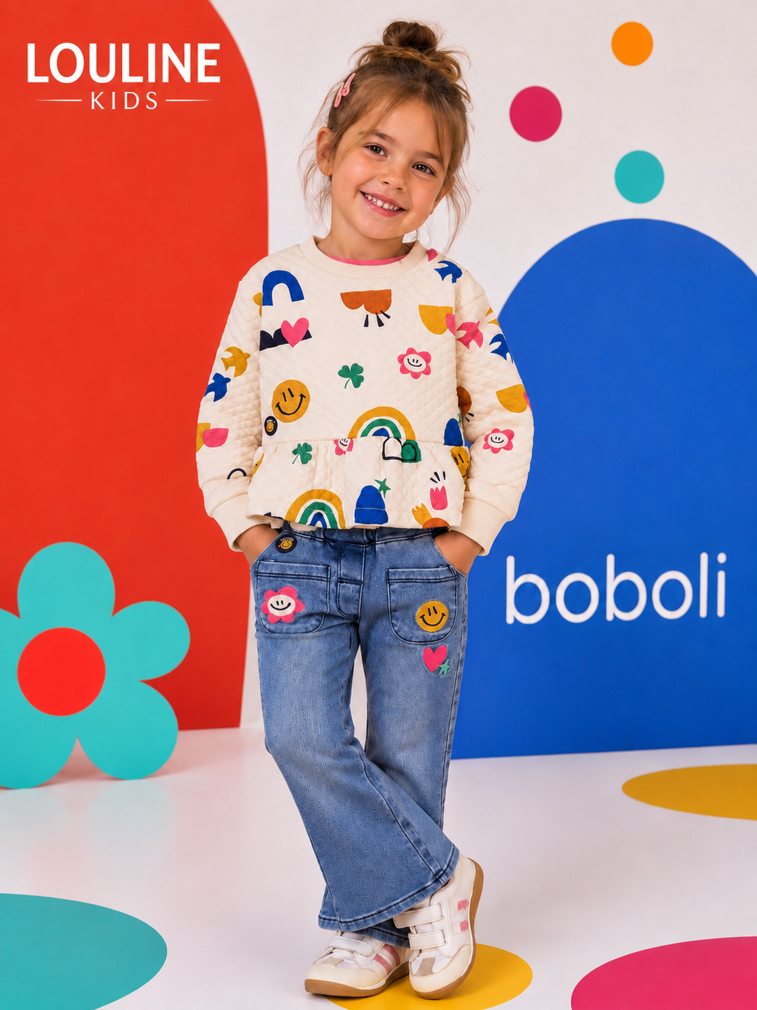 Boboli - Jeans bleu SMILE