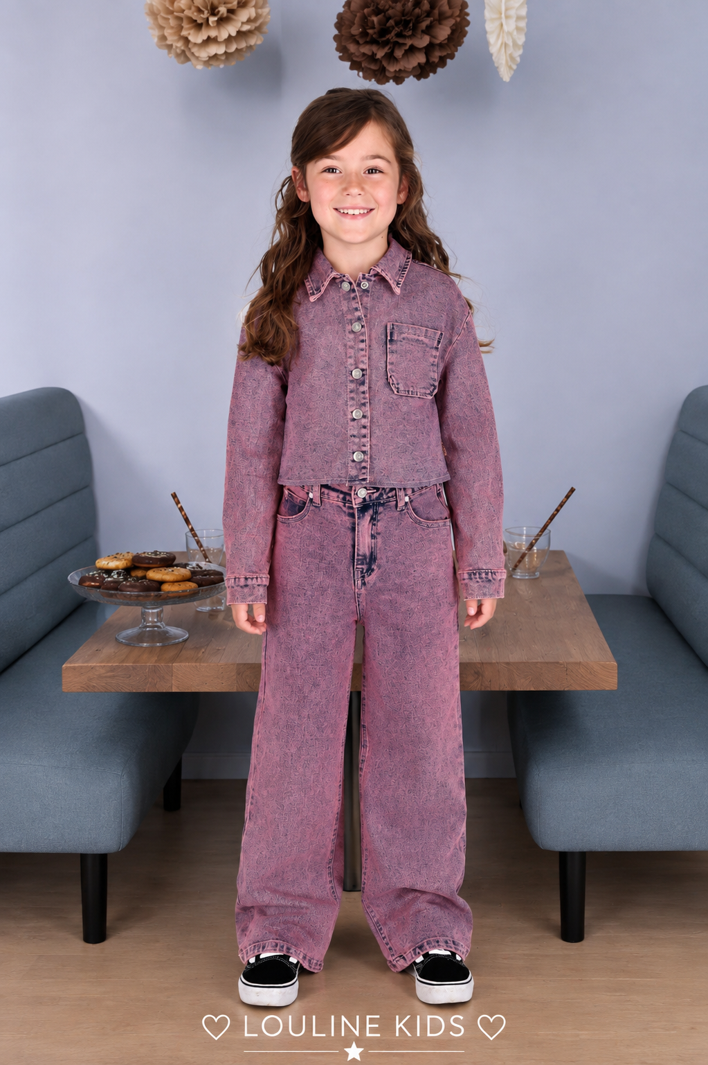 B.Nosy - Pantalon Letter grape Peggy