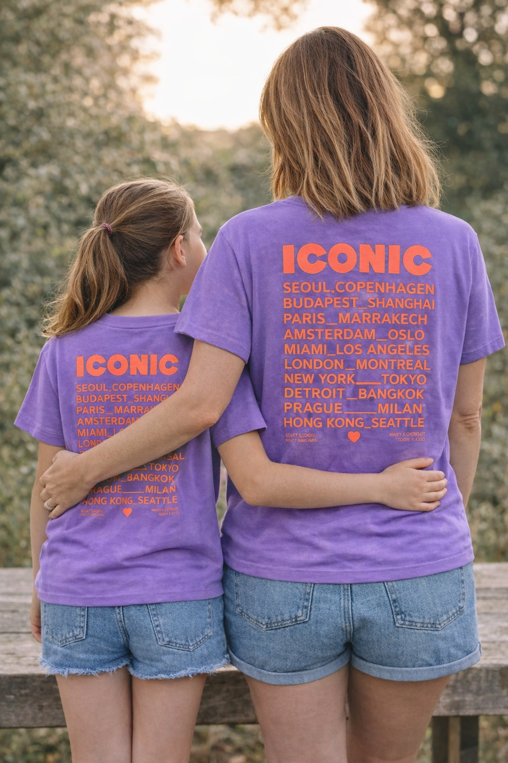 Moeder & Dochter - ICONISCH wit t-shirt