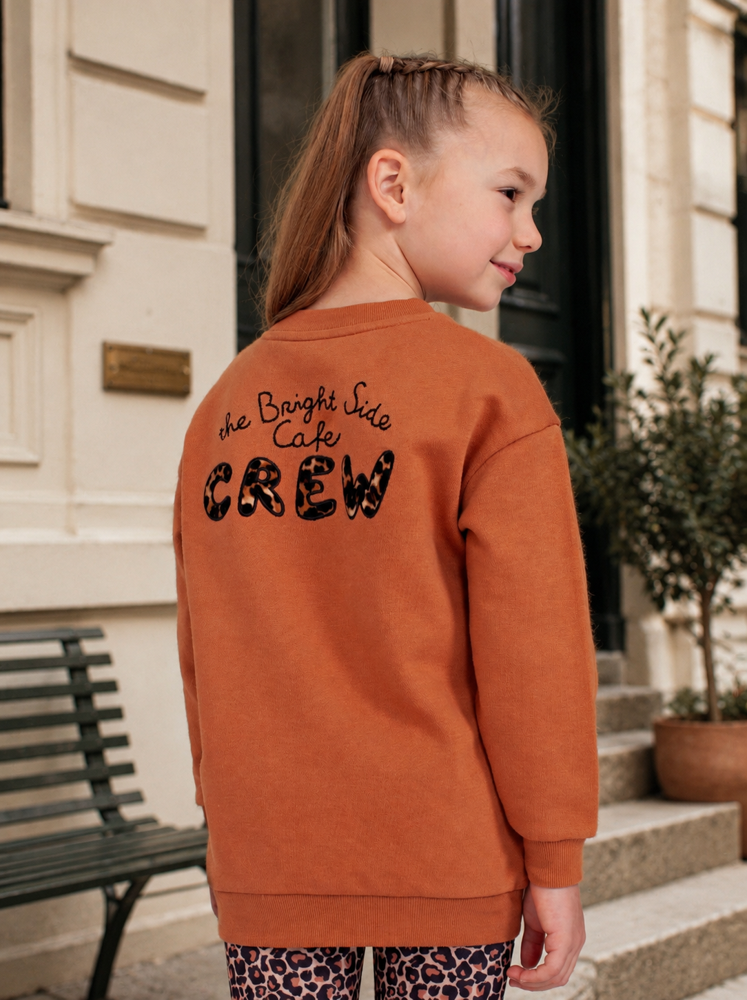 Jubel - Sweat camel backprint City Chic