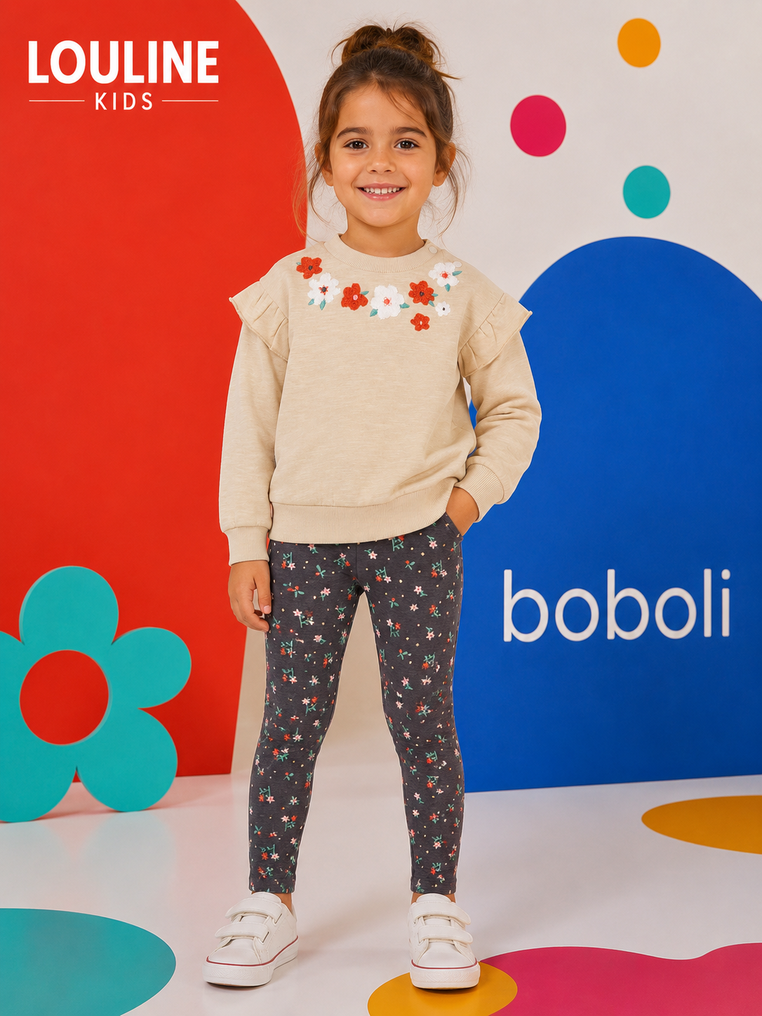 Boboli - Legging FLOWERS