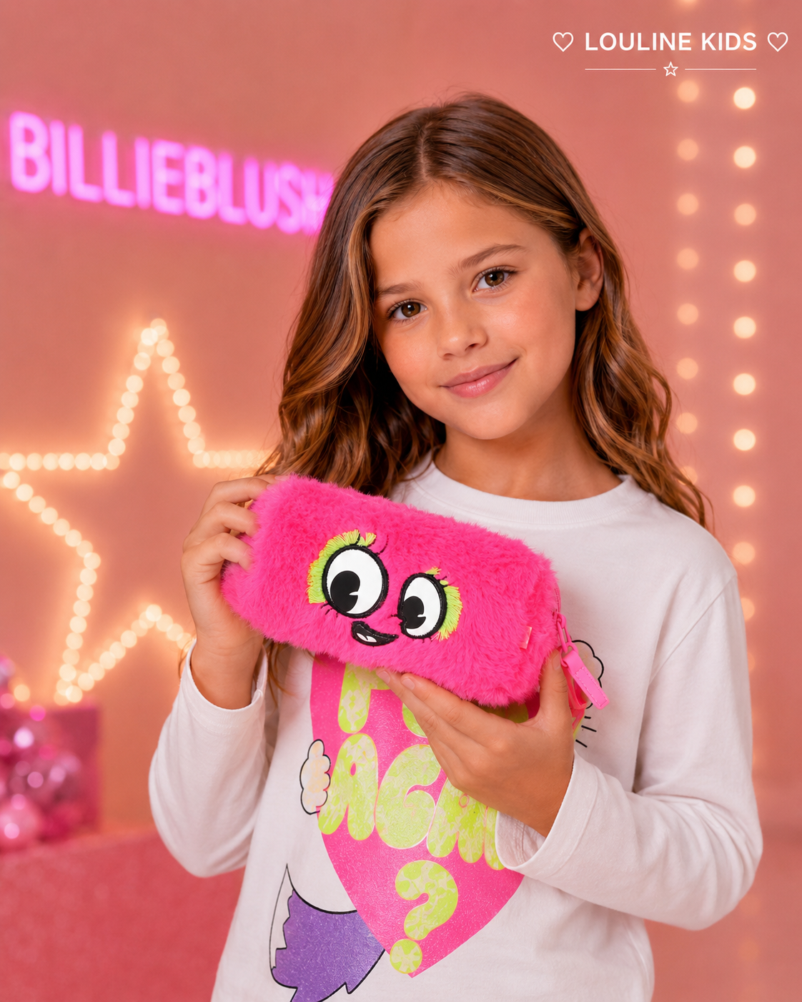Billieblush - Trousse polaire fuchsia