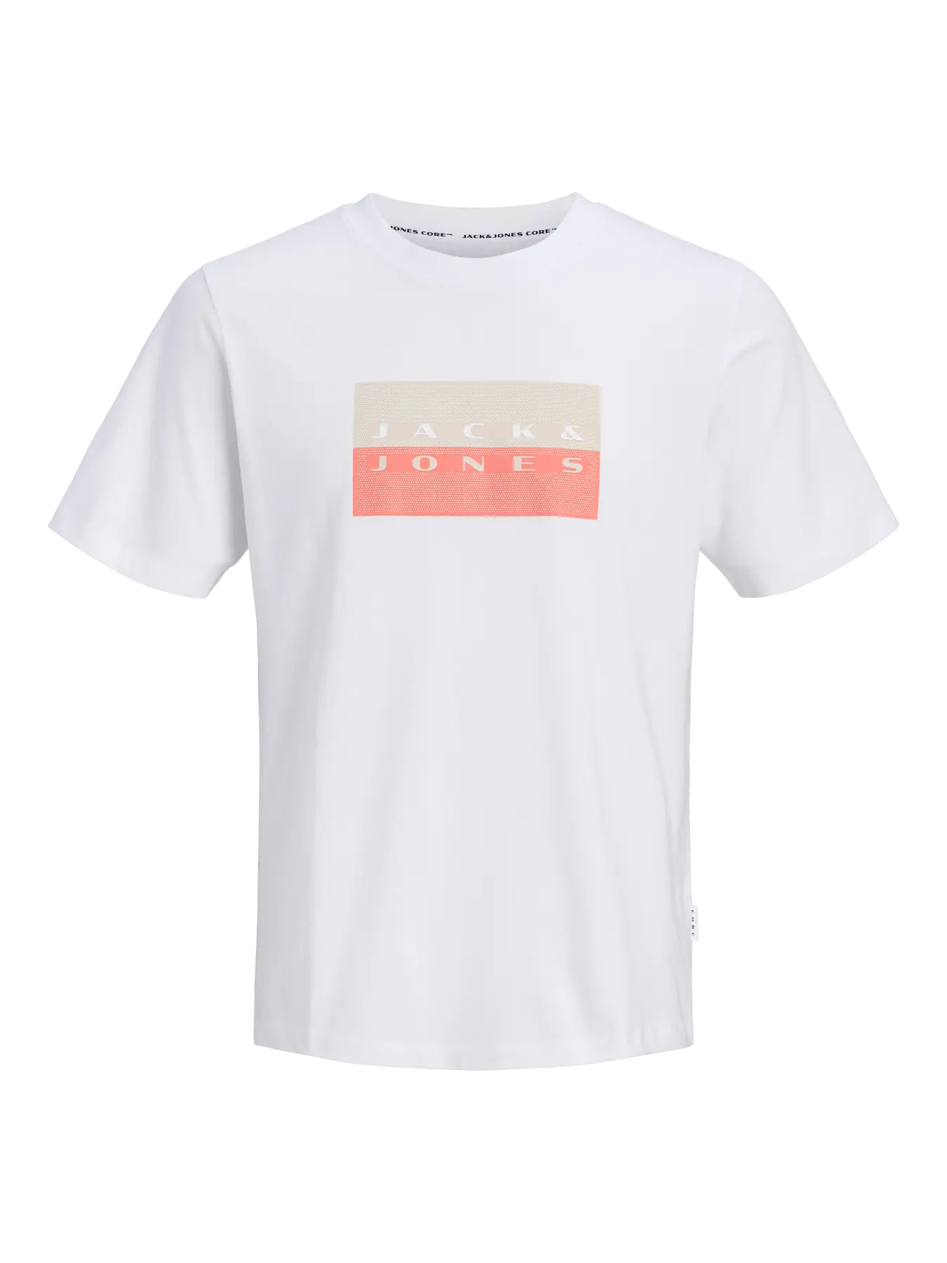 Jack & Jones - Wit VERWARRING T-shirt