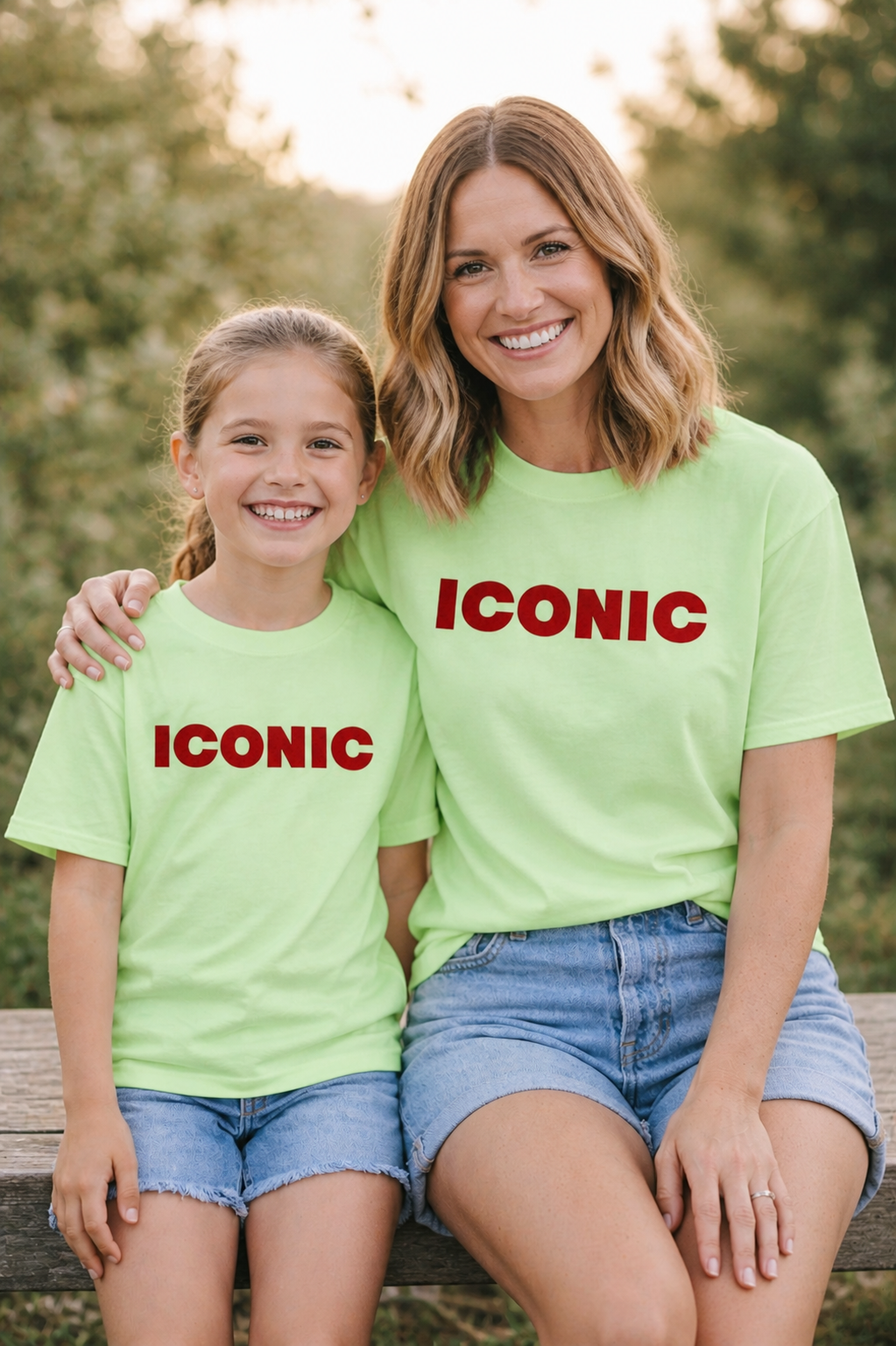 Madre e Hija - Camiseta ICÓNICA color menta