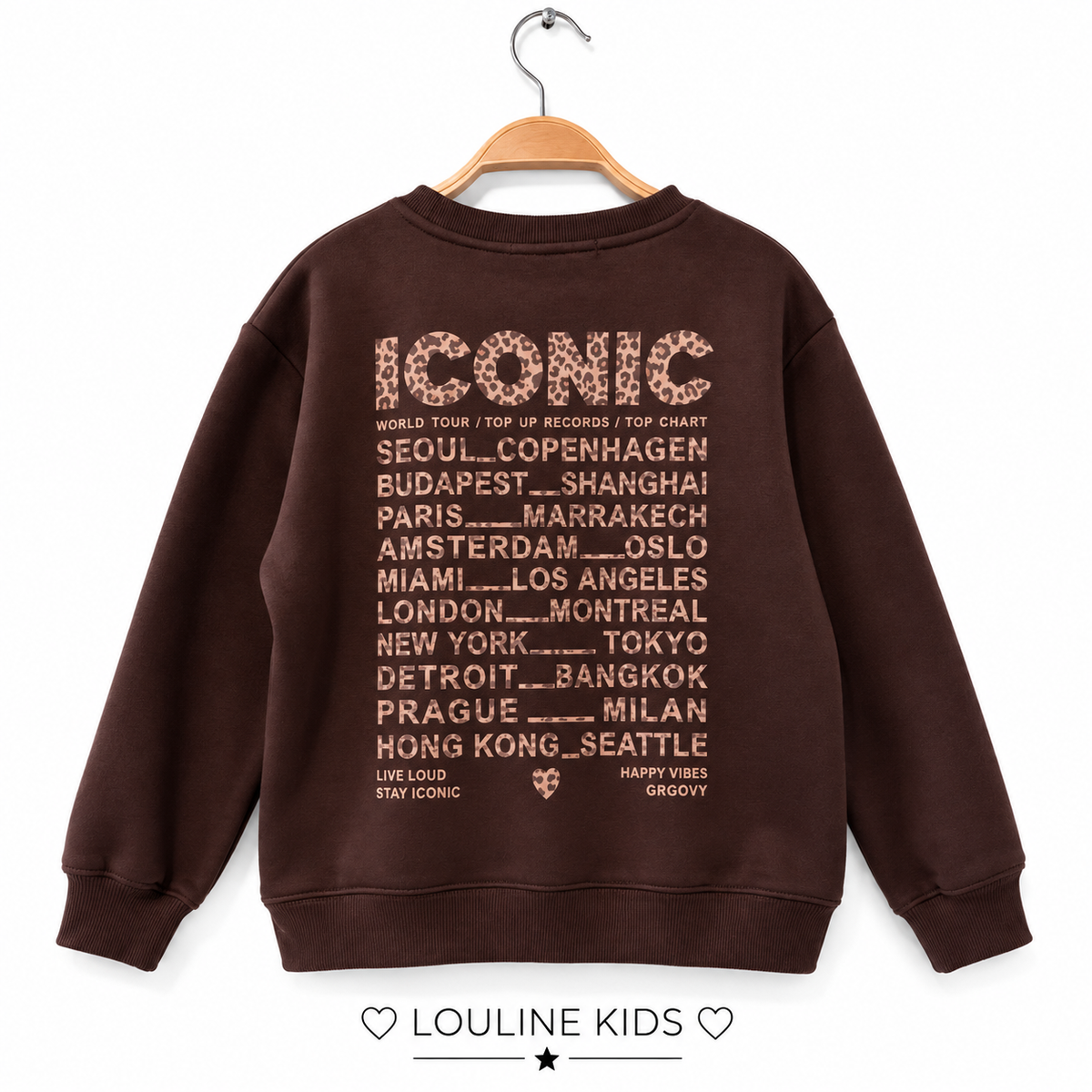 Mère & Enfant - Sweat chocolat CONIC
